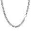 PROSTEEL Herren lang Halskette Edelstahl Panzerkette 76cm 6mm breit kubanische Gliederkette Link Chain Necklace Hip Hop Stil Kette Modeschmuck Accessoire für Männer