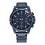 Tommy Hilfiger Multi Zifferblatt Quarz Uhr für Herren mit Blaues Edelstahlarmband - 1791789