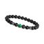 GD GOOD.designs Chakra Perlenarmband aus Onyx Natursteinperlen | Kugelarmband mit grüner Malachit Perle | Armband Männer (Gruen)