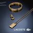 Lacoste Armband mit Knebelverschluss für Herren Kollektion STENCIL Gelbgold - 2040219
