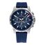 Tommy Hilfiger Multi Zifferblatt Quarz Uhr für Herren mit Blaues Silikonarmband - 1791791
