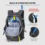 SKYSPER Leicht Wanderrucksack Klein Rucksack mit Rückenbelüftung Trekkingrucksack aus atmungsaktivem 3D Air Mesh Polyester Camping Outdoor Wandern Rucksack