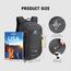 SKYSPER Leicht Wanderrucksack Klein Rucksack mit Rückenbelüftung Trekkingrucksack aus atmungsaktivem 3D Air Mesh Polyester Camping Outdoor Wandern Rucksack