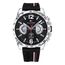 Tommy Hilfiger Multi Zifferblatt Quarz Uhr für Herren mit Schwarzes Silikonarmband - 1791473