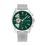 Tommy Hilfiger Multi Zifferblatt Quarz Uhr für Herren mit Silbernes Edelstahl-Mesh-Gliederarmband - 1710647