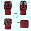 RAINSMORE Wanderrucksack Herren Damen 40L Wasserdichter Rucksack Leicht Groß Reiserucksack Trekkingrucksack mit Reflexstreifen Für Klettern Radfahren Bergsteigen Reisen Rot