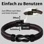 Coldbling Geschenk für Sohn - An Meinen Sohn Armband Geschenk Weihnachten Geschenke 18. Geburtstag Junge Armbänder Männer Herren Lederarmband Betser Sohn Geschenke von Mama Papa Eltern