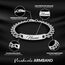 Armband mit Gravur |2 STÜCK | DAMEN&HERREN | Partnerarmbänder mit Gravur | Hochwertiges Pärchenarmband in Silber | Persönliche Namensgravur | Freundschaftsarmband