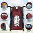 RAINSMORE Wanderrucksack Herren Damen 40L Wasserdichter Rucksack Leicht Groß Reiserucksack Trekkingrucksack mit Reflexstreifen Für Klettern Radfahren Bergsteigen Reisen Rot