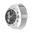 Tommy Hilfiger Multi Zifferblatt Quarz Uhr für Herren mit Silbernes Edelstahl-Mesh-Gliederarmband und Lederarmband