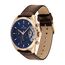 Tommy Hilfiger Multi Zifferblatt Quarz Uhr für Herren mit Dunkel-Braunes Lederarmband - 1710453