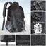 RAINSMORE Wanderrucksack Herren Damen 40L Wasserdichter Rucksack Leicht Groß Reiserucksack Trekkingrucksack mit Reflexstreifen Für Klettern Radfahren Bergsteigen Reisen Schwarz