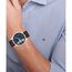 Tommy Hilfiger Multi Zifferblatt Quarz Uhr für Herren mit Silbernes Edelstahl-Mesh-Gliederarmband und Lederarmband