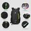 SKYSPER Leicht Wanderrucksack Klein Rucksack mit Rückenbelüftung Trekkingrucksack aus atmungsaktivem 3D Air Mesh Polyester Camping Outdoor Wandern Rucksack