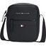 Tommy Hilfiger Herren Umhängetasche Essential PU Mini Reporter Klein, Schwarz (Black), Einheitsgröße