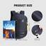 SKYSPER Leicht Wanderrucksack Klein Rucksack mit Rückenbelüftung Trekkingrucksack aus atmungsaktivem 3D Air Mesh Polyester Camping Outdoor Wandern Rucksack