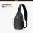 SKYSPER Schultertasche Brusttasche Leichte Sling Bag Klein Wasserfest Crossbody Umhängetasche zum Wandern Outdoor Sports Reise