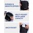 MOCOCITO Umhängetasche, Schultertasche für Herren, Kuriertasche aus Nylon, Messenger Bag für Tägliches Leben Reise(Groß-Schwarz)