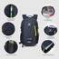 SKYSPER Leicht Wanderrucksack Klein Rucksack mit Rückenbelüftung Trekkingrucksack aus atmungsaktivem 3D Air Mesh Polyester Camping Outdoor Wandern Rucksack