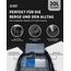 Terra Peak® Premium Wanderrucksack 20L (FLEX 20) Damen Herren & Erwachsene klein schwarz - Trekking-Rucksack wasserdicht - Daypack Rucksack & Tagesrucksack mit Trinksystem, Rückenbelüftung zum Wandern