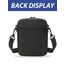 MOCOCITO Umhängetasche, Schultertasche für Herren, Kuriertasche aus Nylon, Messenger Bag für Tägliches Leben Reise(Groß-Schwarz)