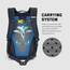 SKYSPER Leicht Wanderrucksack Klein Rucksack mit Rückenbelüftung Trekkingrucksack aus atmungsaktivem 3D Air Mesh Polyester Camping Outdoor Wandern Rucksack