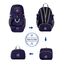 WATERFLY Ultraleicht Faltbar Klein Rucksack: 20L Leicht Packable Wanderrucksack Tagesrucksack Trekkingrucksack Outdoor Sportlich Backpack Travel Daypack für Herren Damen (Blau-Lila)