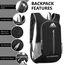flintronic Faltbarer Rucksack, 16L Kleiner Wanderrucksack, Ultraleicht Wanderrucksack, Wasserfest Reiserucksack, Packbare Backpack, Damen Herren Daypack, für Camping Klettern/Outdoor Wandern