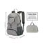 WATERFLY Ultraleicht Faltbar Klein Rucksack: 20L Leicht Packable Wanderrucksack Tagesrucksack Trekkingrucksack Outdoor Sportlich Backpack Travel Daypack für Herren Damen