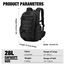 Mardingtop 18L/28L Rucksack Taktischer Trekkingrucksacke Rucksäck Outdoor Wanderrucksäcke für Camping Wandern Reisen