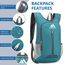 flintronic Faltbarer Rucksack, 16L Kleiner Wanderrucksack, Ultraleicht Wanderrucksack, Wasserfest Reiserucksack, Packbare Backpack, Damen Herren Daypack, für Camping Klettern/Outdoor Wandern