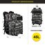 Zavothy 45L Militär Rucksack Herren Damen, Wanderrucksack, Outdoor Arbeit Bundeswehr, MOLLE Survival Taktischer Rucksack, Wasserdicht, für Trekking Camping Reisen Jagd