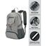 WATERFLY Ultraleicht Faltbar Klein Rucksack: 20L Leicht Packable Wanderrucksack Tagesrucksack Trekkingrucksack Outdoor Sportlich Backpack Travel Daypack für Herren Damen