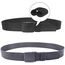 Chalier 2er Unisex Gürtel Nylon Canvas Belt für Damen und Herren, Stufenlos Verstellbarer Stoffgürtel, Länge 130 cm, Breite ca. 3,8 cm, mit Kunststoff Schnalle MEHRWEG