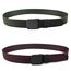 Chalier 2er Unisex Gürtel Nylon Canvas Belt für Damen und Herren, Stufenlos Verstellbarer Stoffgürtel, Länge 130 cm, Breite ca. 3,8 cm, mit Kunststoff Schnalle MEHRWEG