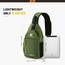 SKYSPER Schultertasche Brusttasche Leichte Sling Bag Klein Wasserfest Crossbody Umhängetasche zum Wandern Outdoor Sports Reise