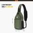 SKYSPER Brusttasche Herren Sling Bag Klein Crossbody Bags Männer Damen Leicht Schultertasche Umhängetasche Wandern Outdoor Reisen