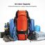 HOMIEE 50-Liter-Wanderrucksack, wasserdichter Reiserucksack für Camping mit Regenschutz, leichter Rucksack für Backpacking