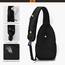 SKYSPER Schultertasche Brusttasche Leichte Sling Bag Klein Wasserfest Crossbody Umhängetasche zum Wandern Outdoor Sports Reise