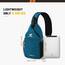 SKYSPER Schultertasche Brusttasche Leichte Sling Bag Klein Wasserfest Crossbody Umhängetasche zum Wandern Outdoor Sports Reise