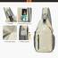 SKYSPER Schultertasche Brusttasche Leichte Sling Bag Klein Wasserfest Crossbody Umhängetasche zum Wandern Outdoor Sports Reise