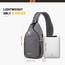 SKYSPER Brusttasche Herren Sling Bag Klein Crossbody Bags Männer Damen Leicht Schultertasche Umhängetasche Wandern Outdoor Reisen