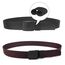 Chalier 2er Unisex Gürtel Nylon Canvas Belt für Damen und Herren, Stufenlos Verstellbarer Stoffgürtel, Länge 130 cm, Breite ca. 3,8 cm, mit Kunststoff Schnalle MEHRWEG