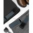 LXMY Gürtel Herren,Herren Gürtel Ohne Löcher,Stufenlos Verstellbar Canvas Stoff Gürtel Herren,Der Outdoor Business Arbeitsgürtel Passt überall Hin(Grau)