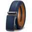 BULLIANT Gürtel Herren, Gürtel Ratsche Ledergürtel Automatikschließe für Herren Anzug Business Kleidung,Breit 35mm,Größe Angepasst(Antique Blue-105cm/28-34" taille verstellbar)