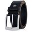 LINDENMANN Leder-Gürtel Herren 40 mm breit, Gürtel Herren Vollrindleder schwarz
