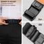 KEMISANT Gürtel Herren, Ratsche Gürtel Automatikschließe Ledergürtel für Herren Business Anzug,Breit 35mm Gürtel,Größe Angepasst(Schwarz-115cm/32-38" taille verstellbar)