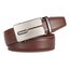 guvoosm Gürtel Herren,Leder Automatik Gürtel Für Herren Business Anzug -3,5cm Breite-10-125-Brown 6033
