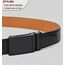 BULLIANT Gürtel Herren, Gürtel Ratsche Ledergürtel Automatikschließe für Herren Anzug Business Kleidung,Breit 35mm,Größe Angepasst(Schwarz,125cm/36-42" taille verstellbar)
