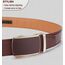 BULLIANT Gürtel Herren, Gürtel Ratsche Ledergürtel Automatikschließe für Herren Anzug Business Kleidung,Breit 35mm,Größe Angepasst(Hellbraun-130cm/38-44" taille verstellbar)